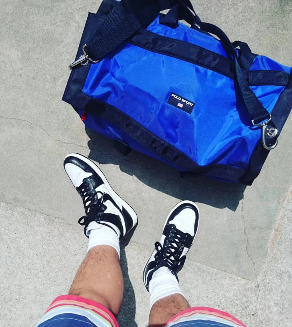 Ezyycart Bags AJ1 horsehair black and white