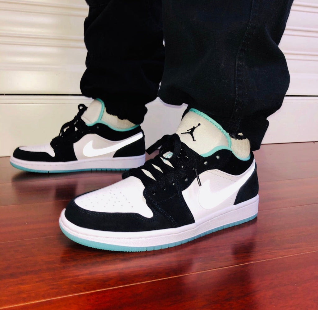 Ezyycart Bags AJ1 Black and Green toes