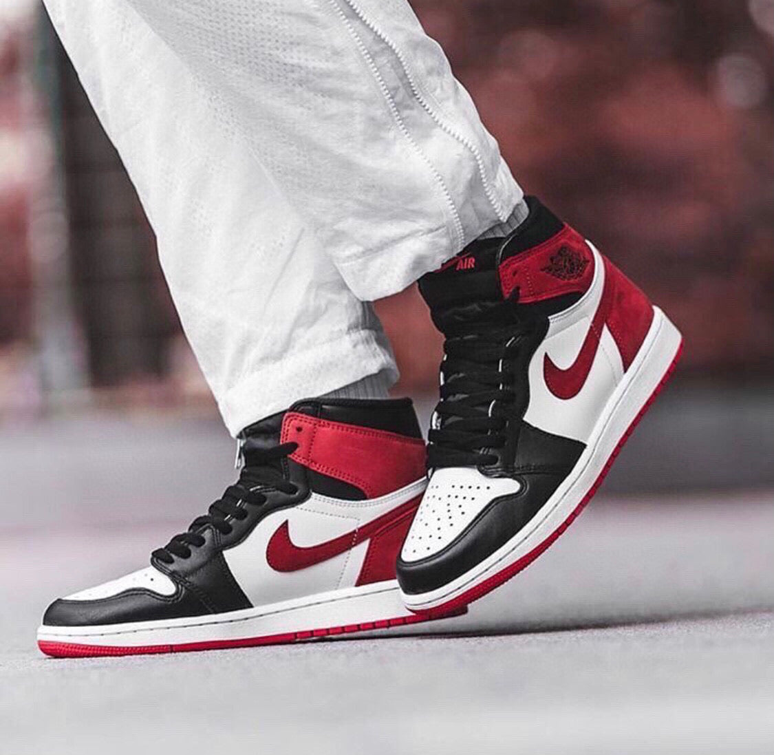 Ezyycart Bags AJ1 High Six Crowns Black and Red