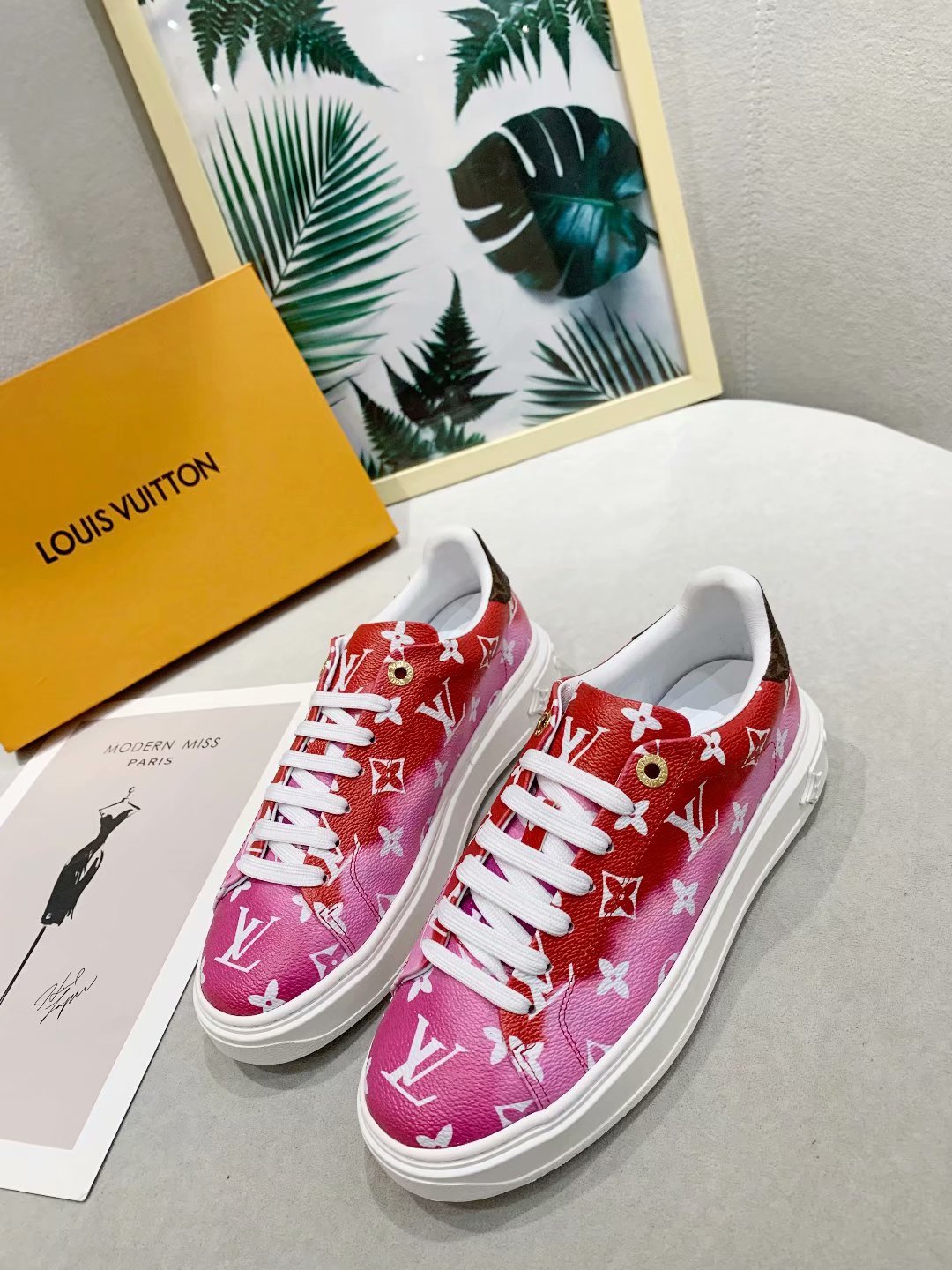Anum Bags LUV Casual Low Pink Sneaker