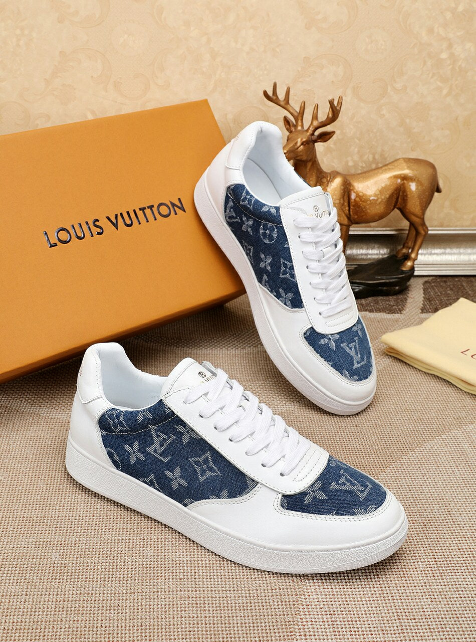 Anum Bags LUV Monogram Denim Blue Sneaker
