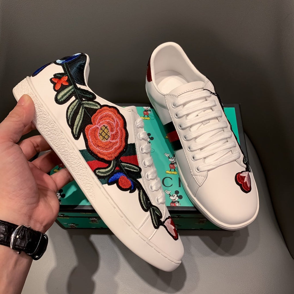 Ezyycart Bags MO-GCI Wmns Ace Embroidered 'Floral' SNEAKER 121