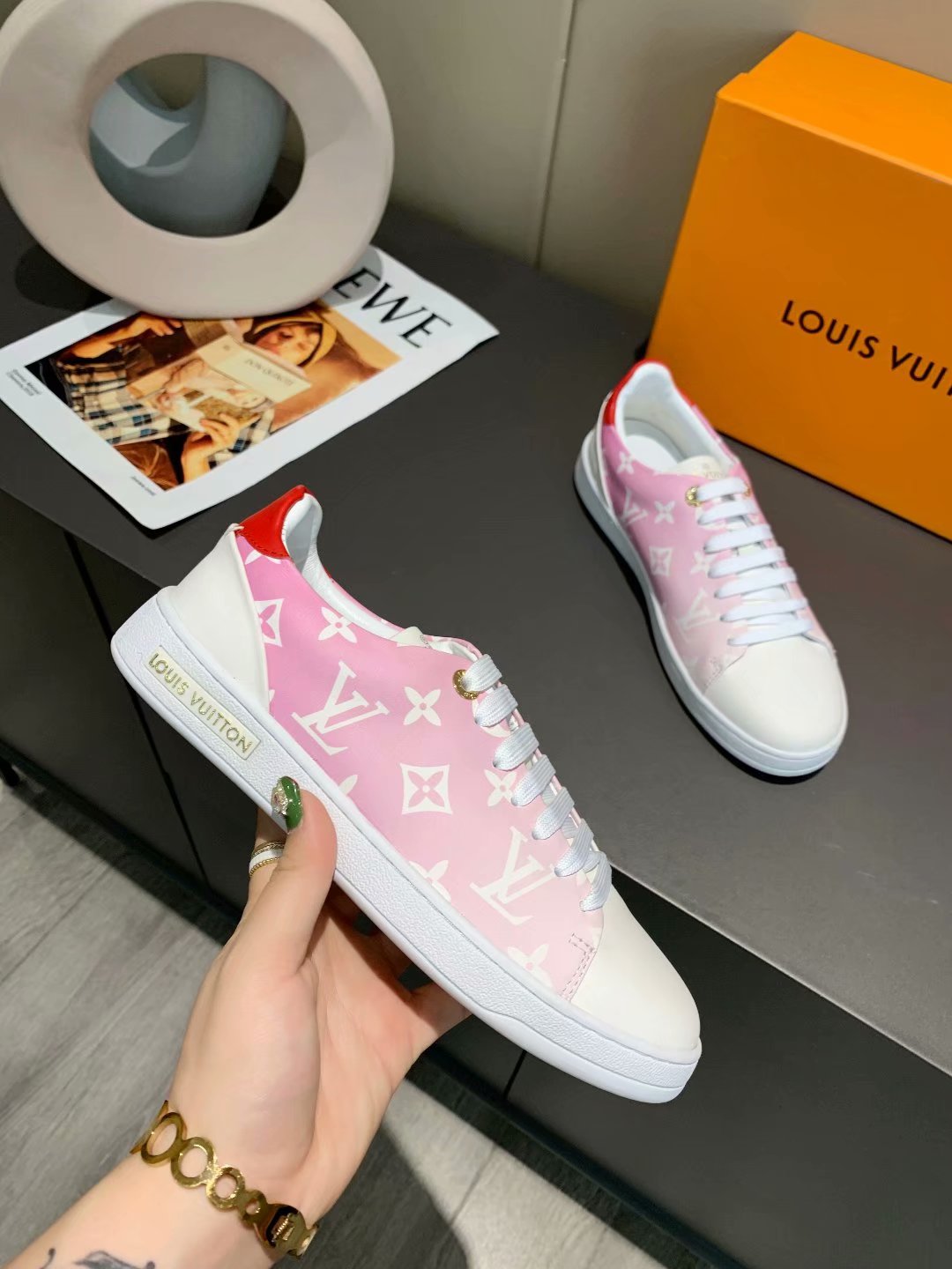 Anum Bags LUV Time Out Orange White Sneaker