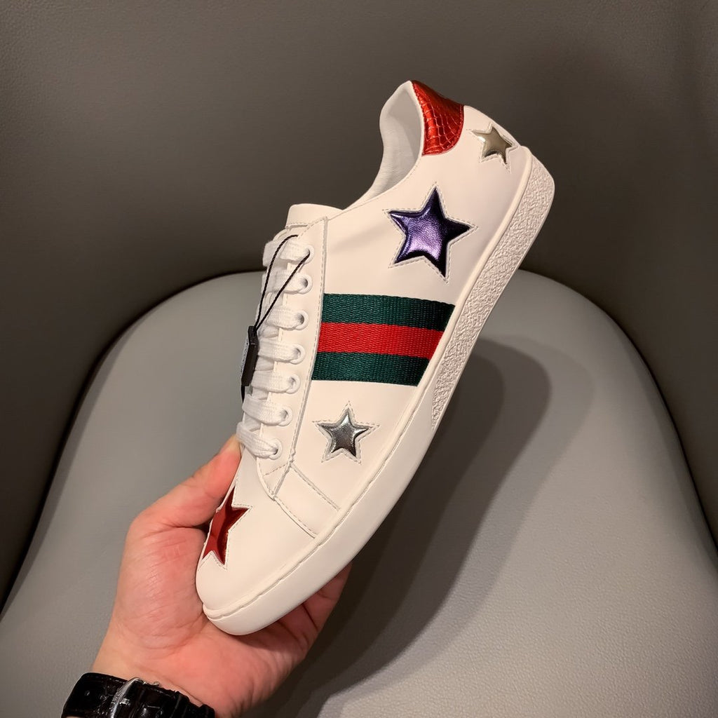 Ezyycart Bags MO-GCI ACE LEATHER SNEAKER WITH STAR 109