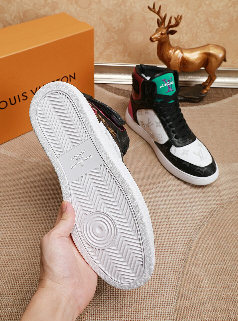 Anum Bags LUV High Top White Black Sneaker