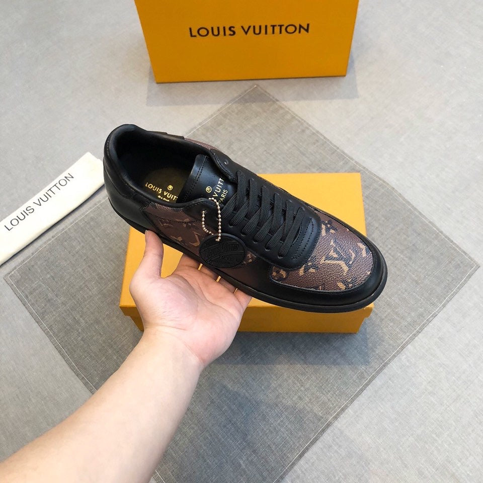 Anum Bags LUV Casual Low Black Brown Sneaker
