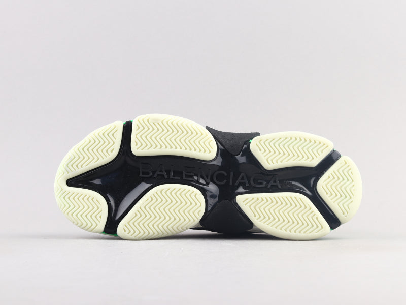 Ezyycart Bags Bla Triple S Black Green Sneaker