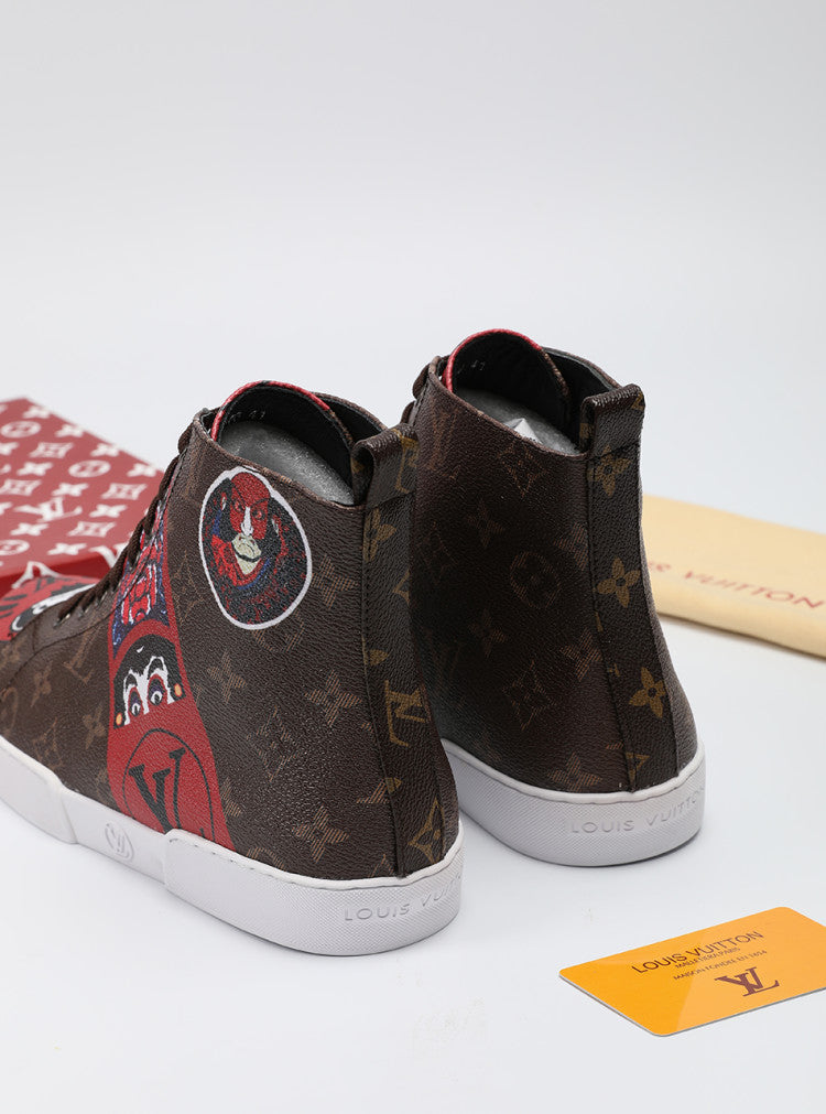 Anum Bags LUV Stellar Trainer Boot Brown Sneaker