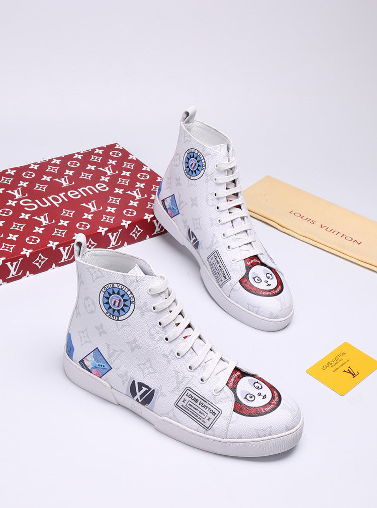 Anum Bags LUV Stellar Trainer Boot White Sneaker