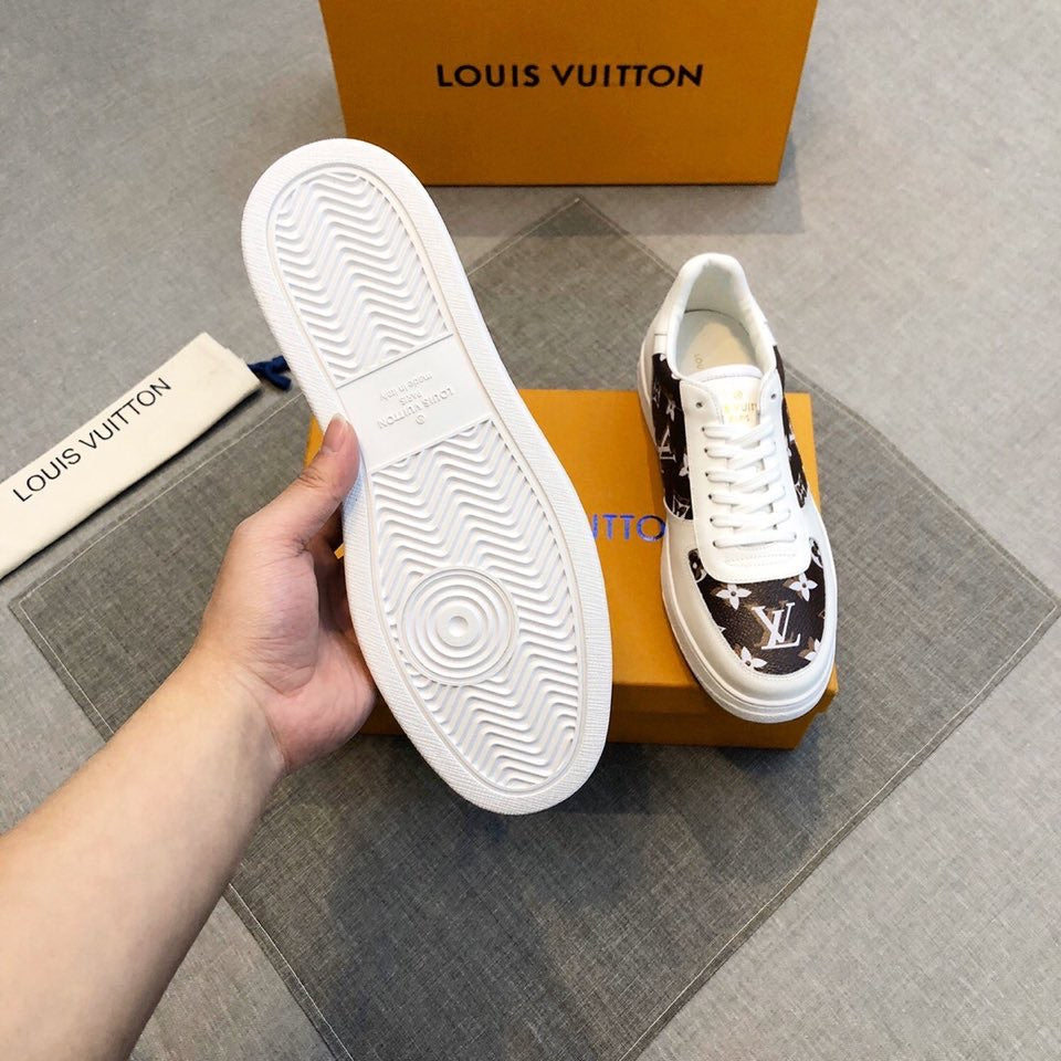 Anum Bags LUV Casual Low White Brown Sneaker
