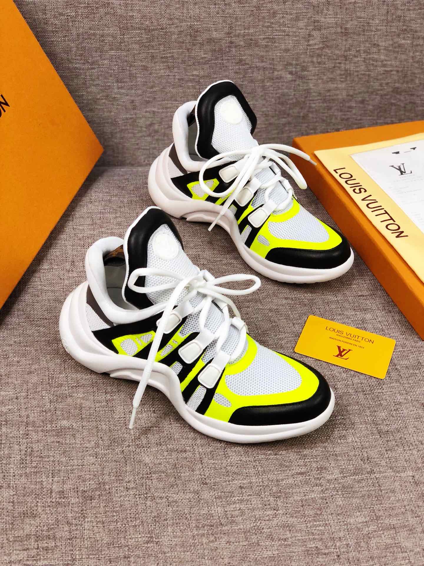 Anum Bags LUV Archlight Black White Yellow Sneaker