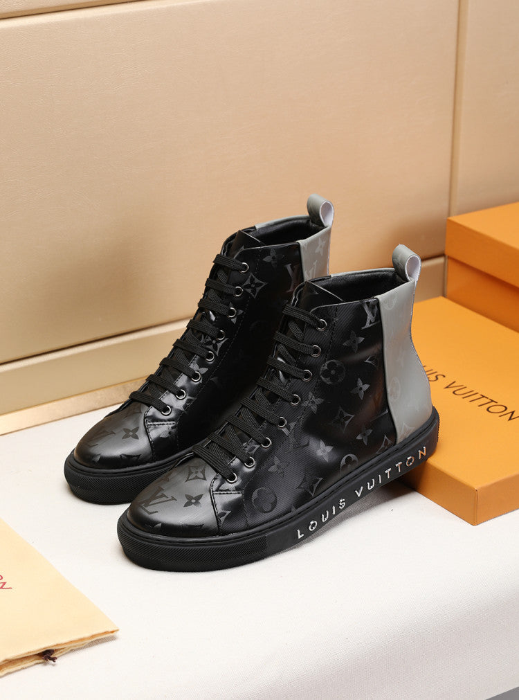Anum Bags LUV Stellar Trainer Boot Black Gray Sneaker