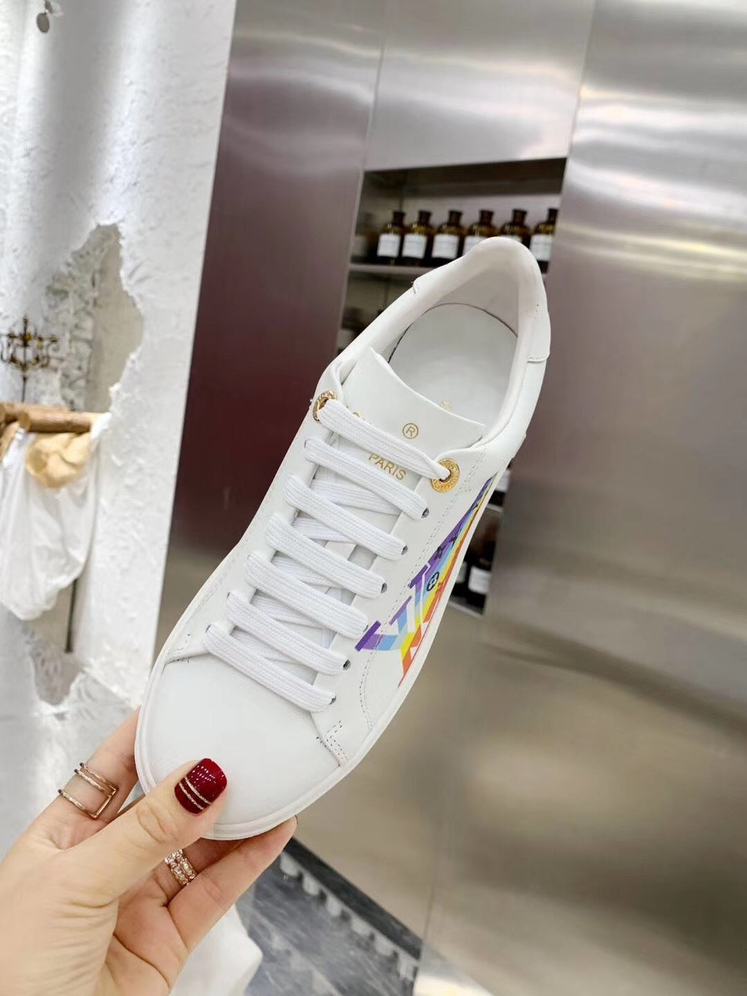 Anum Bags LUV Casual Low White Sneaker