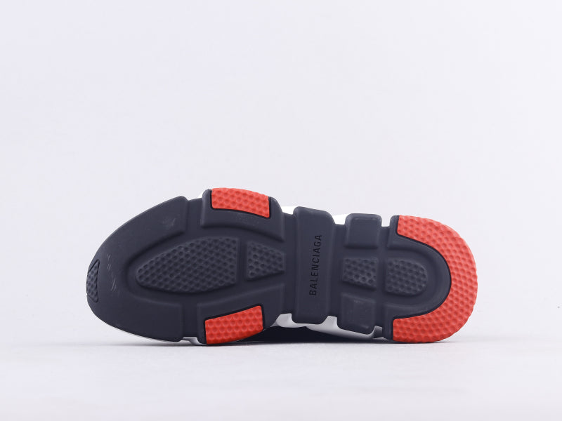 Ezyycart Bags Bla Socks And Shoes Black And White Red Sneaker