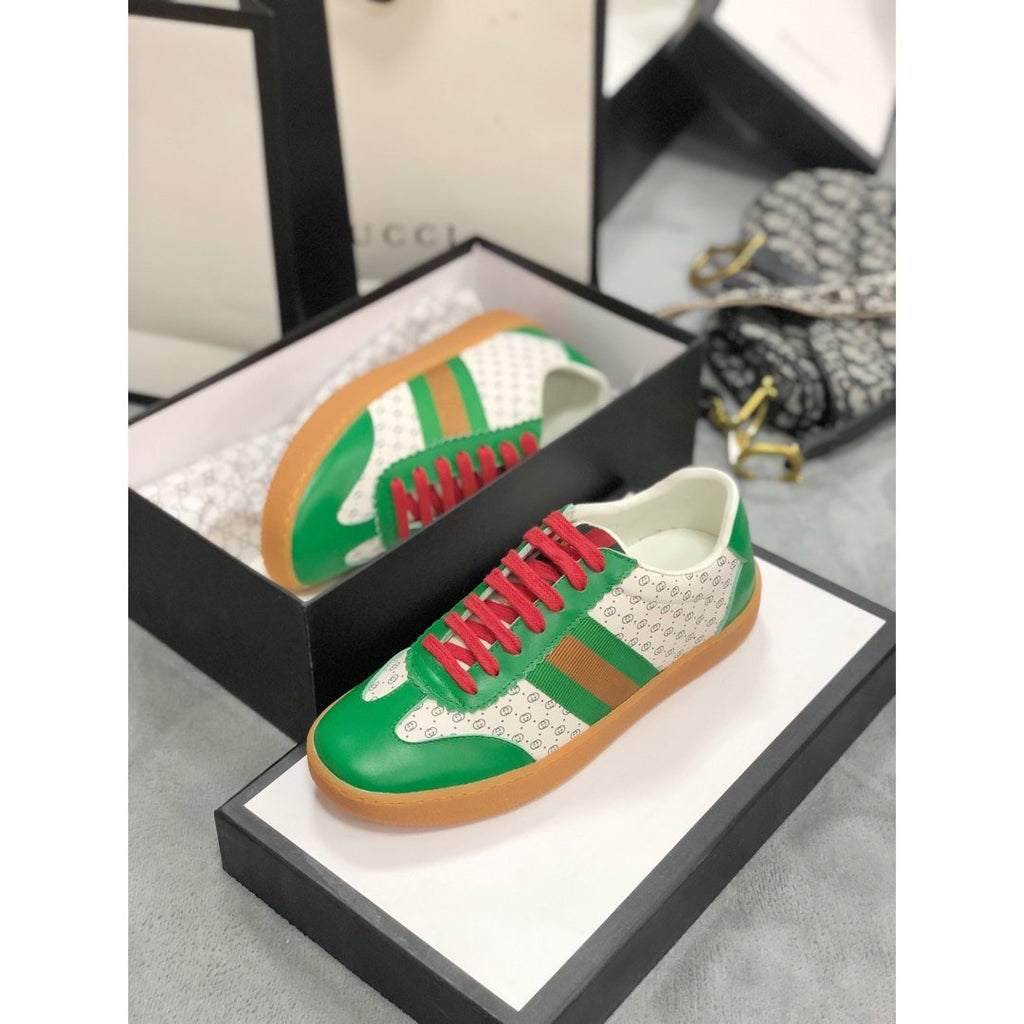 Ezyycart Bags MO-GCI Screener Leather green Sneaker 091