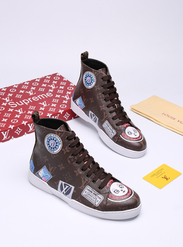 Anum Bags LUV Stellar Trainer Boot Brown Sneaker