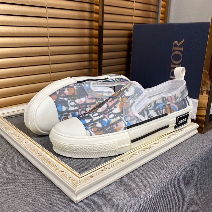 Anum Bags DIR B23 Slip MultiColor And White LOW-TOP SNEAKER