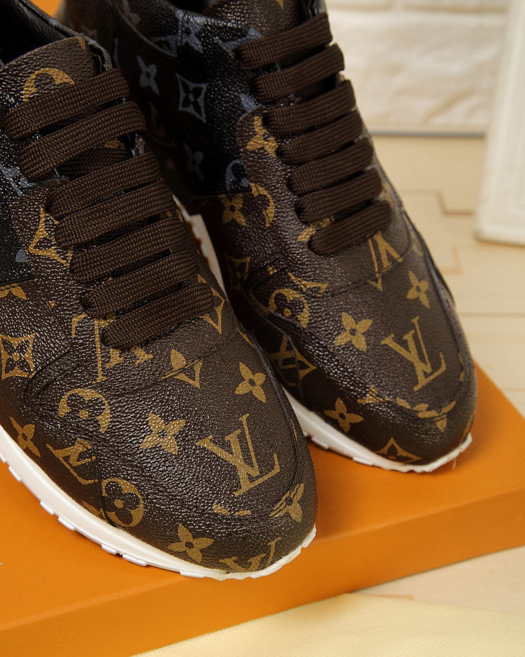 Anum Bags LUV Monogram Denim Brown Sneaker