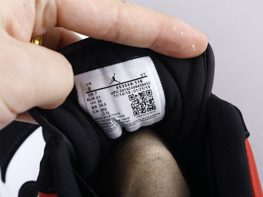 Ezyycart Bags AJ1 black toe
