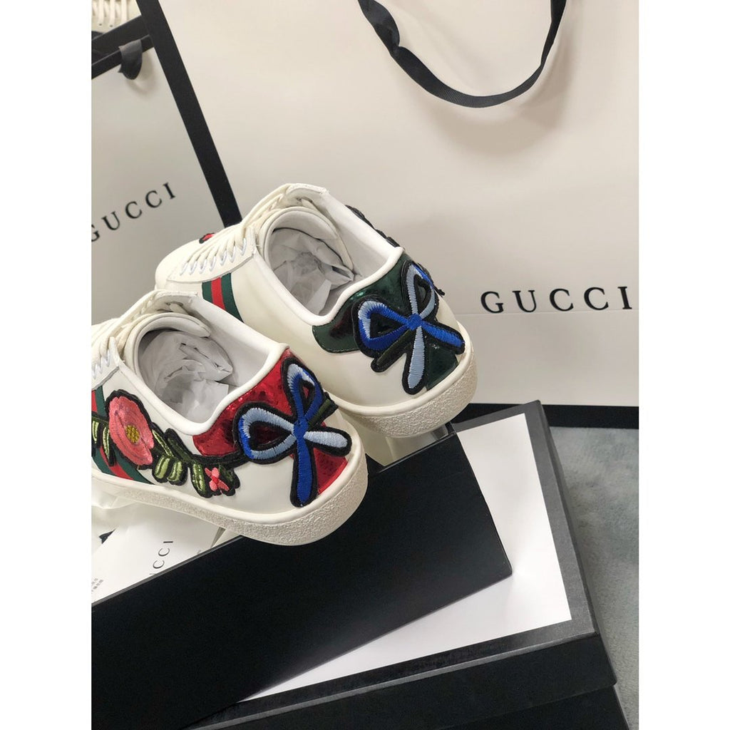 Ezyycart Bags MO-GCI Ace Embroidered 'Floral Sneaker 081