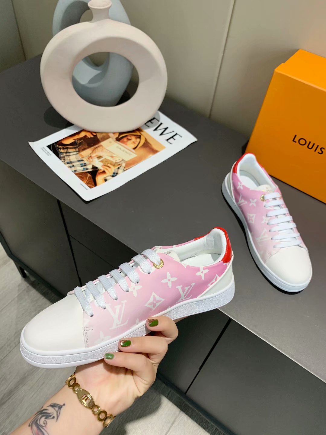 Anum Bags LUV Time Out Orange White Sneaker