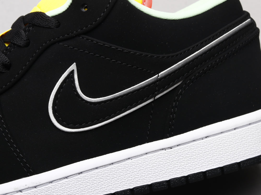 Ezyycart Bags AJ1 Black, blue and yellow stitching
