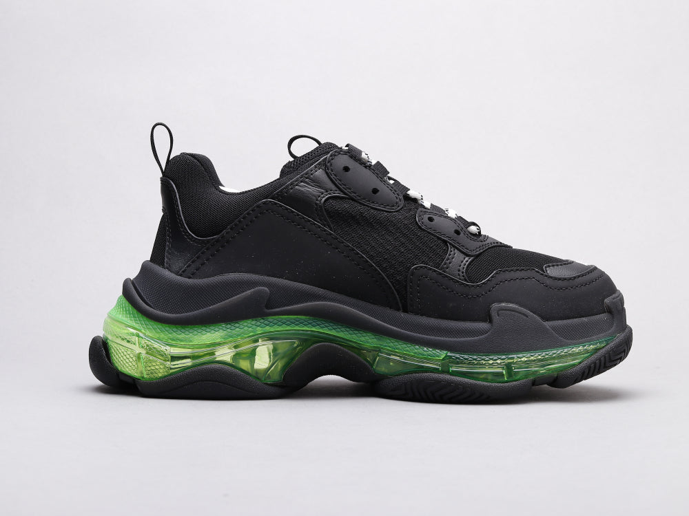 Ezyycart Bags Bla Triple S Black Green Sneaker