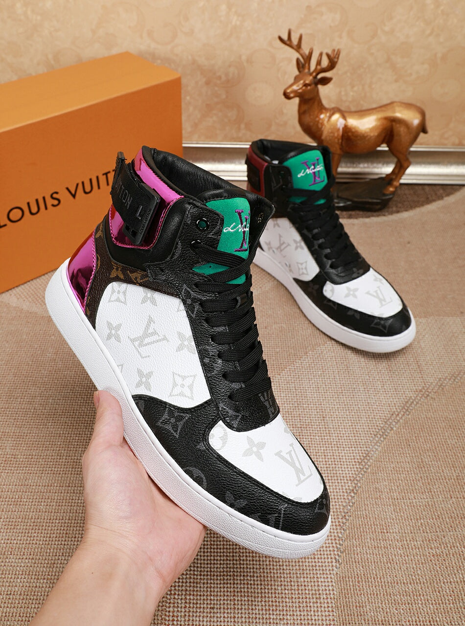 Anum Bags LUV Rivoli High Blue Pink Sneaker