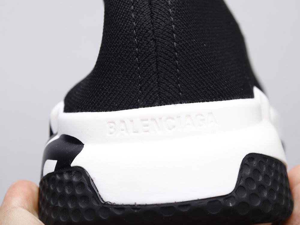 Ezyycart Bags Bla Socks Shoes Black and White Sneaker