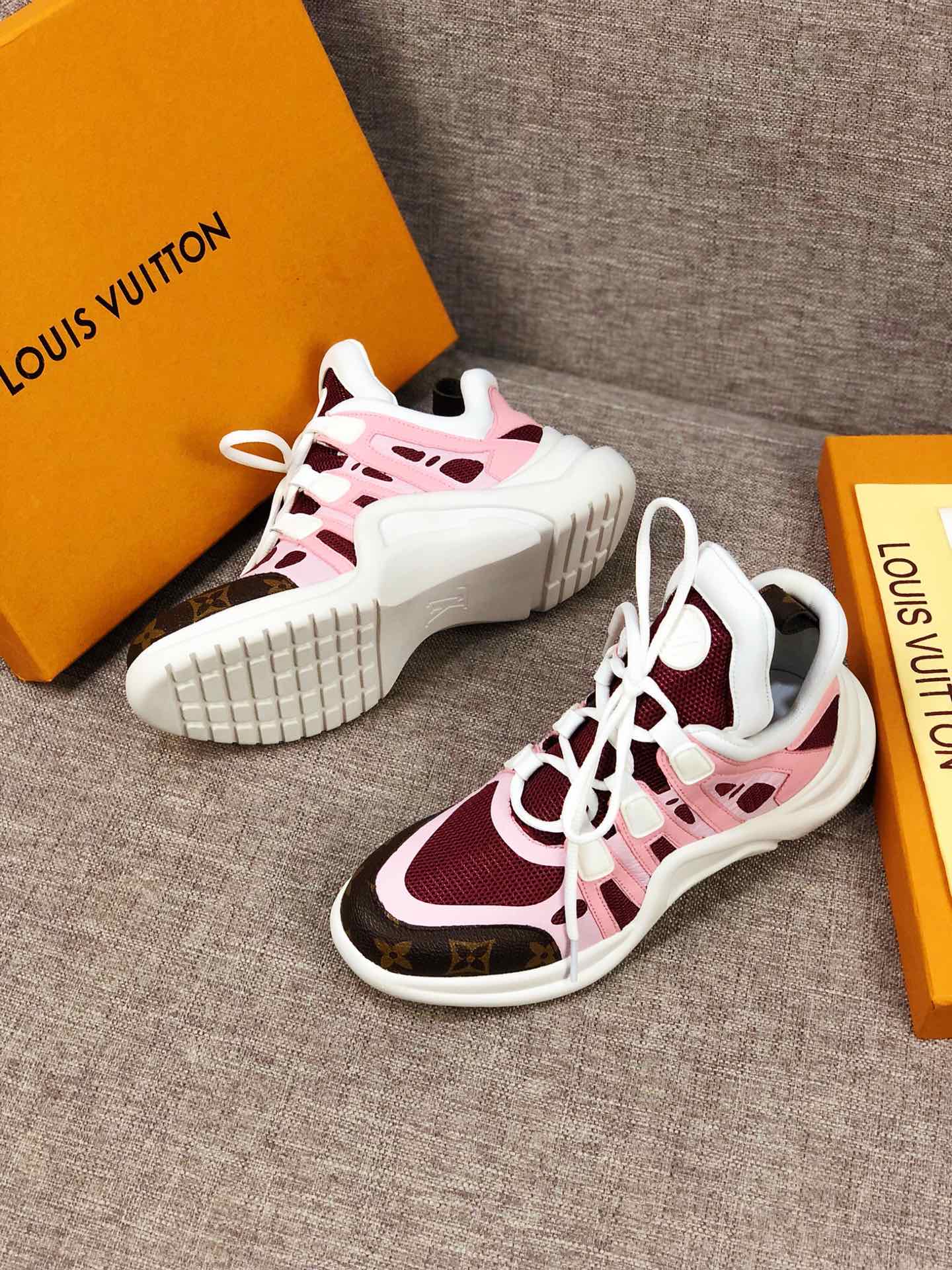 Anum Bags LUV Archlight Pink Brown Sneaker