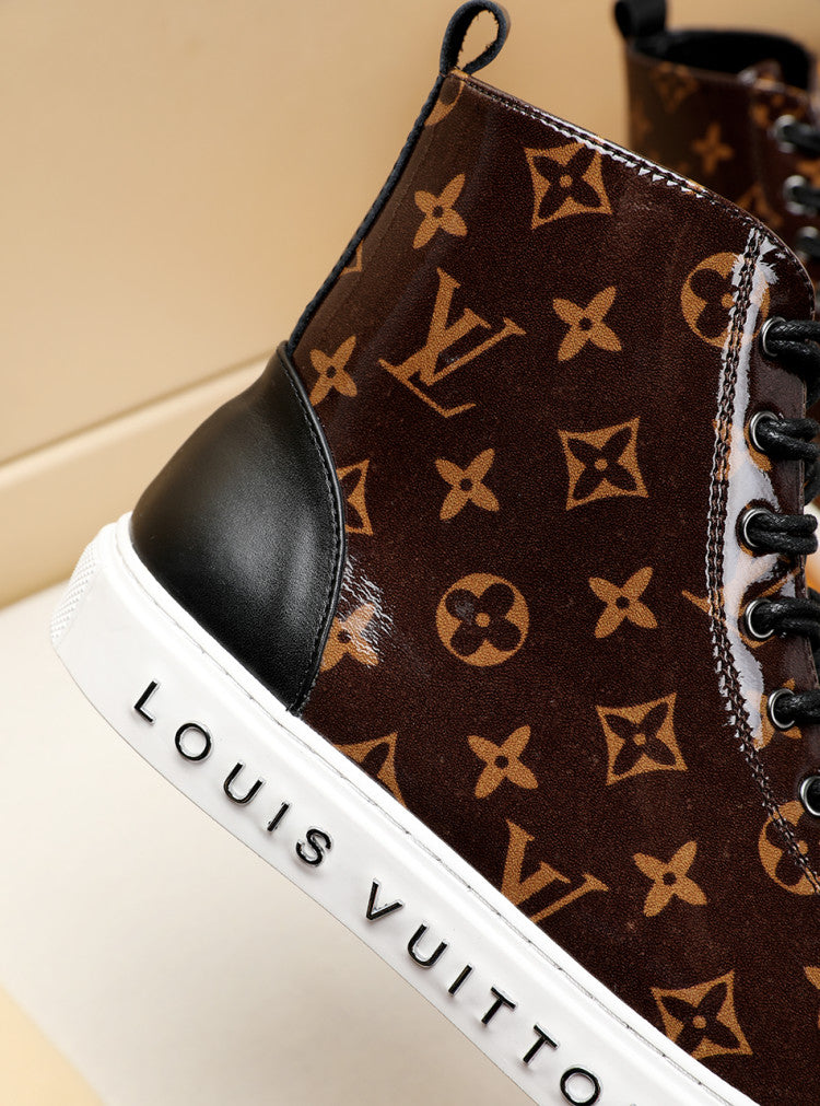 Anum Bags LUV Stellar Trainer Boot Brown Sneaker