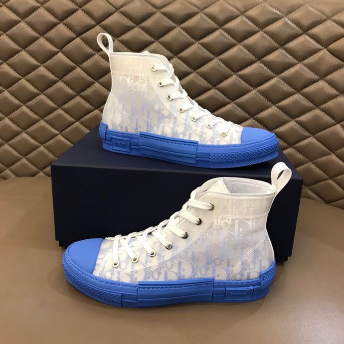 Anum Bags DIR B23 Oblique Gradient Blue HIGH-TOP SNEAKER