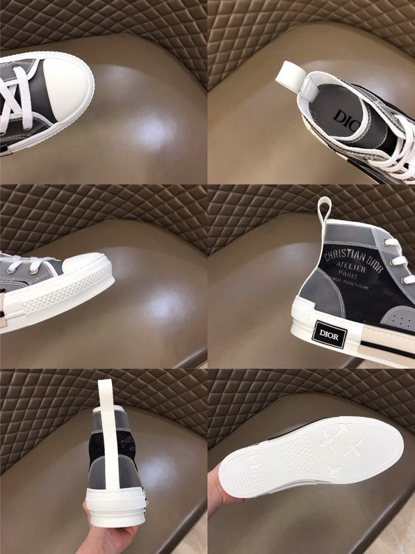Anum Bags DIR B23 Black and White HIGH-TOP SNEAKER