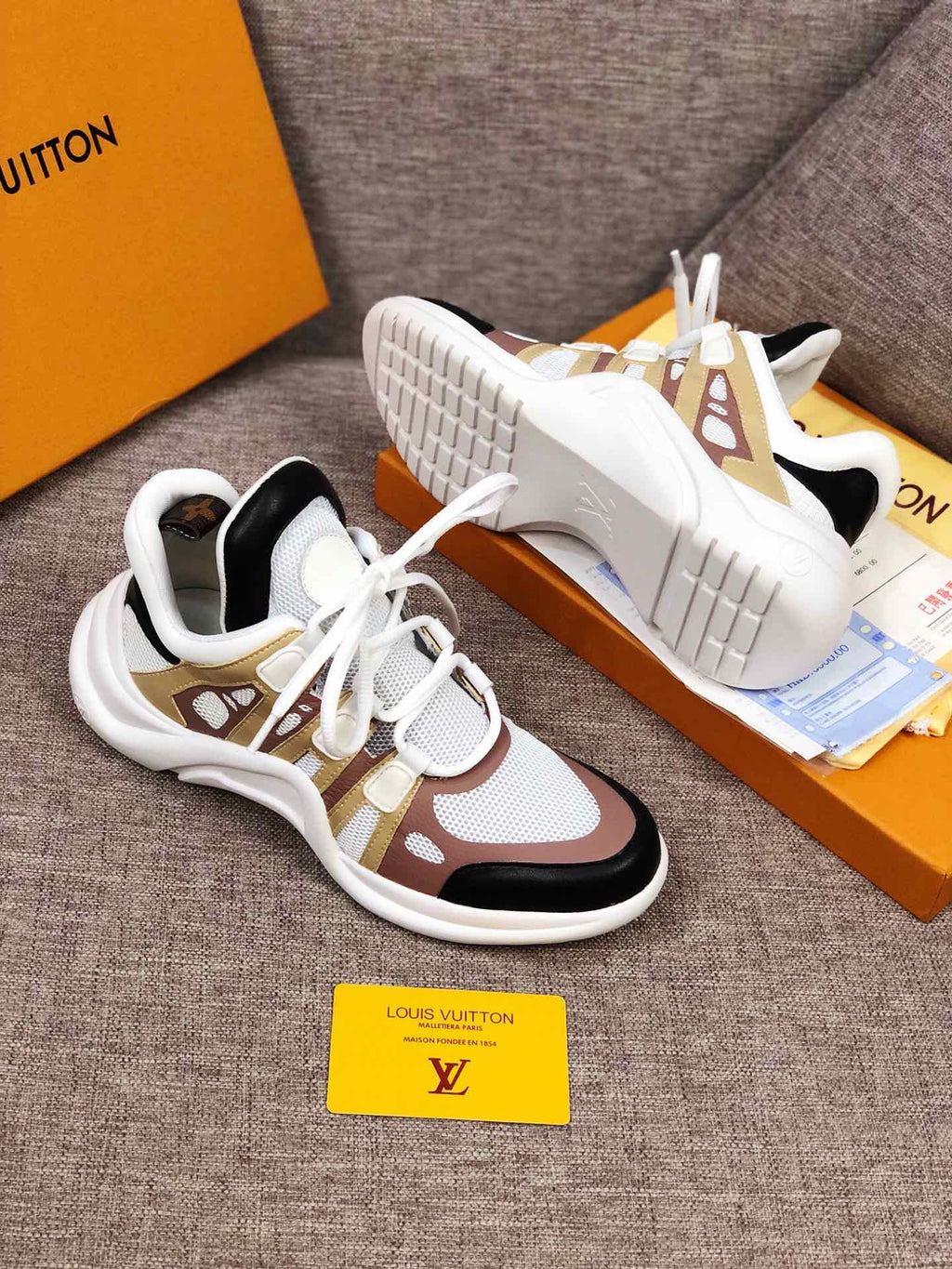 Anum Bags LUV Archlight Brown Black Sneaker
