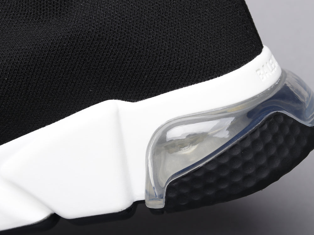 Ezyycart Bags Bla Socks Shoes Black and White Sneaker