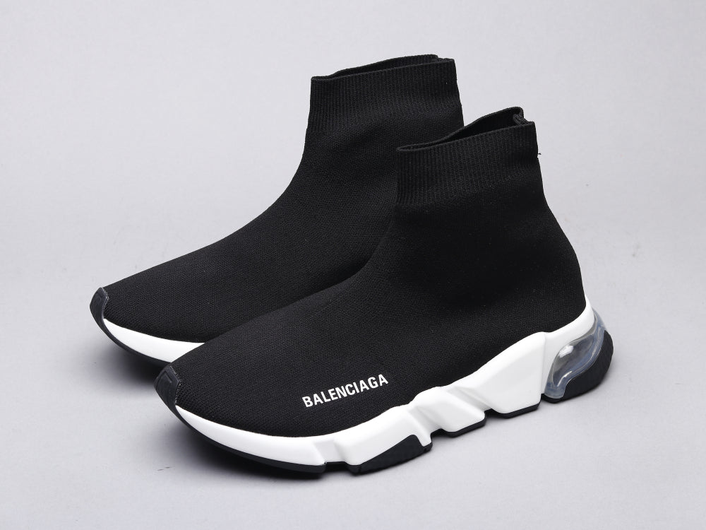 Ezyycart Bags Bla Socks Shoes Black and White Sneaker