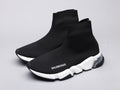 Ezyycart Bags Bla Socks Shoes Black and White Sneaker