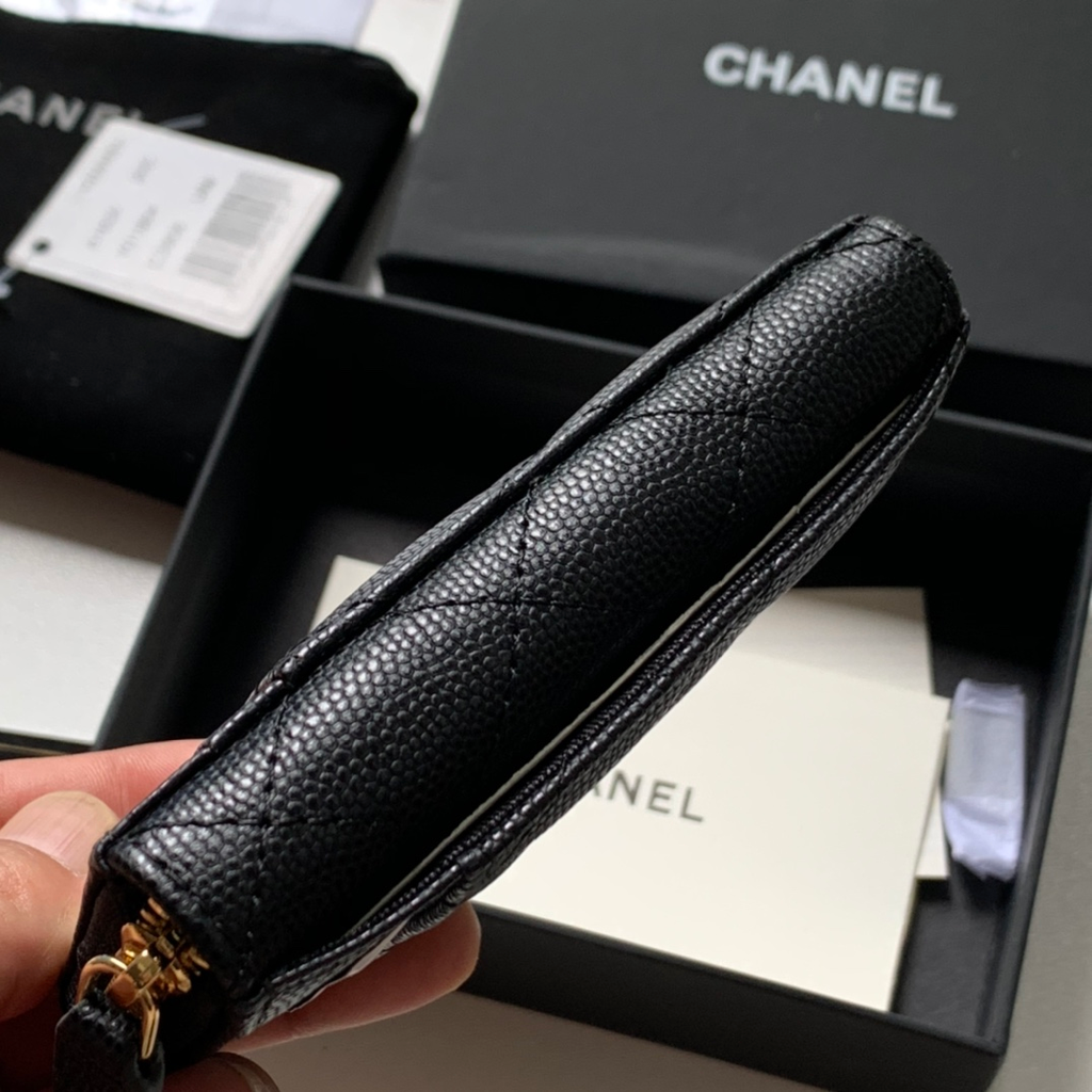 Anum Bags CHL ZIPPED COIN PURSE BLACK AP1650