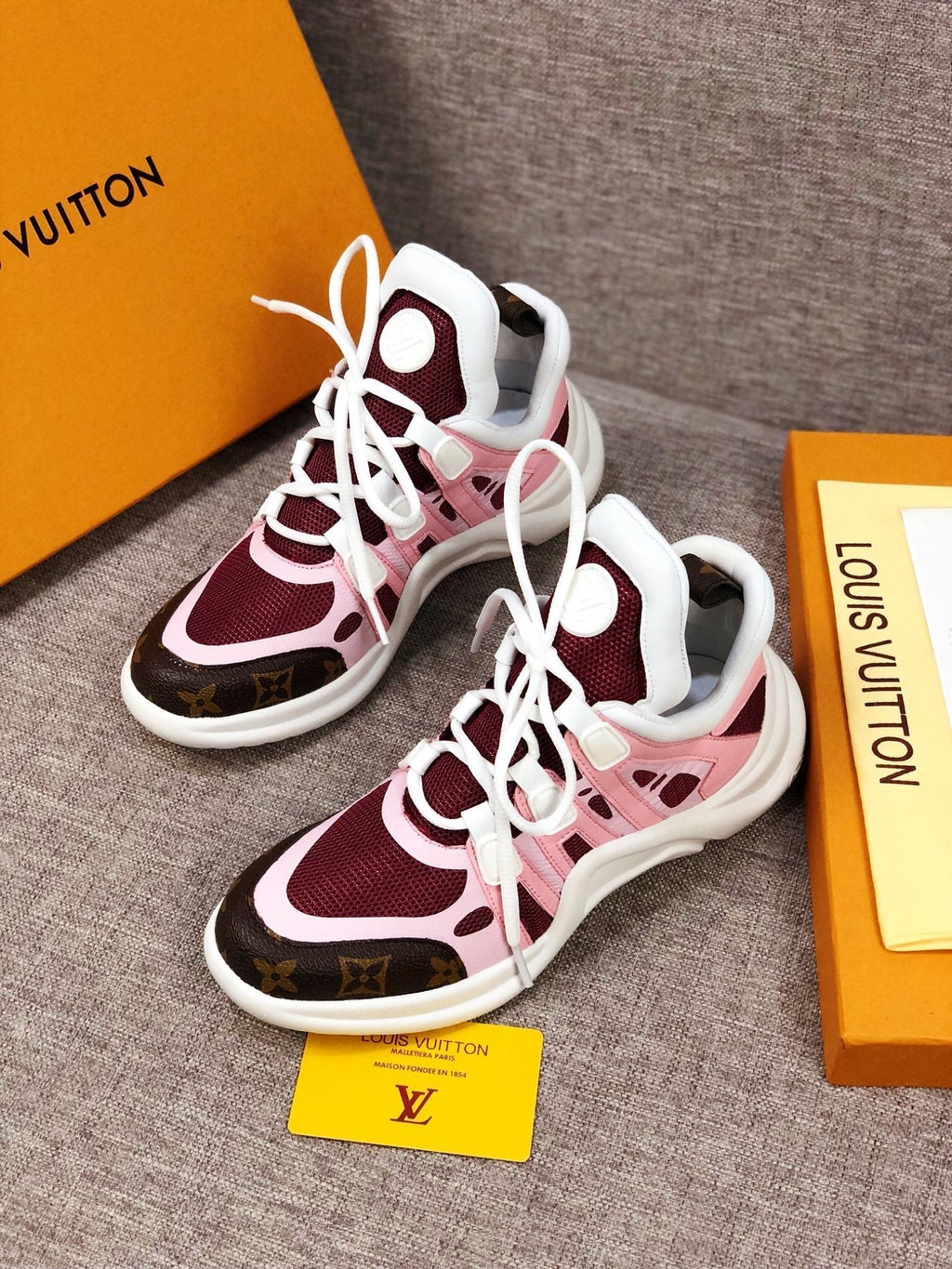 Anum Bags LUV Archlight Pink Brown Sneaker