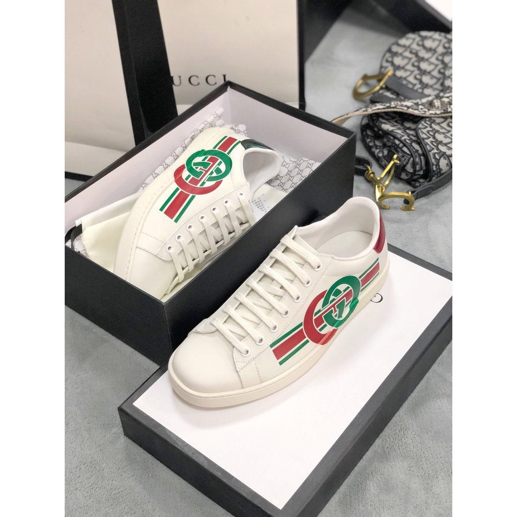 Ezyycart Bags MO-GCI Ace white interlocking Sneaker 087