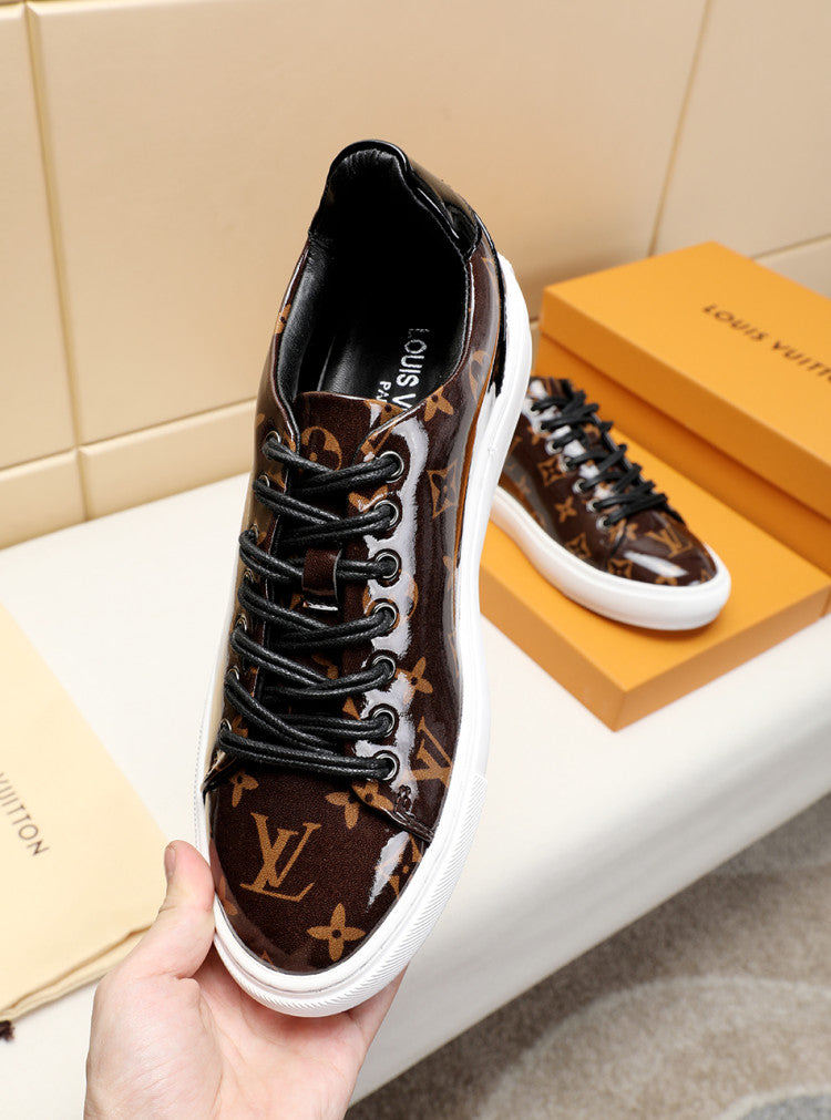 Anum Bags LUV Low Monogram Brown Breathable Sneaker
