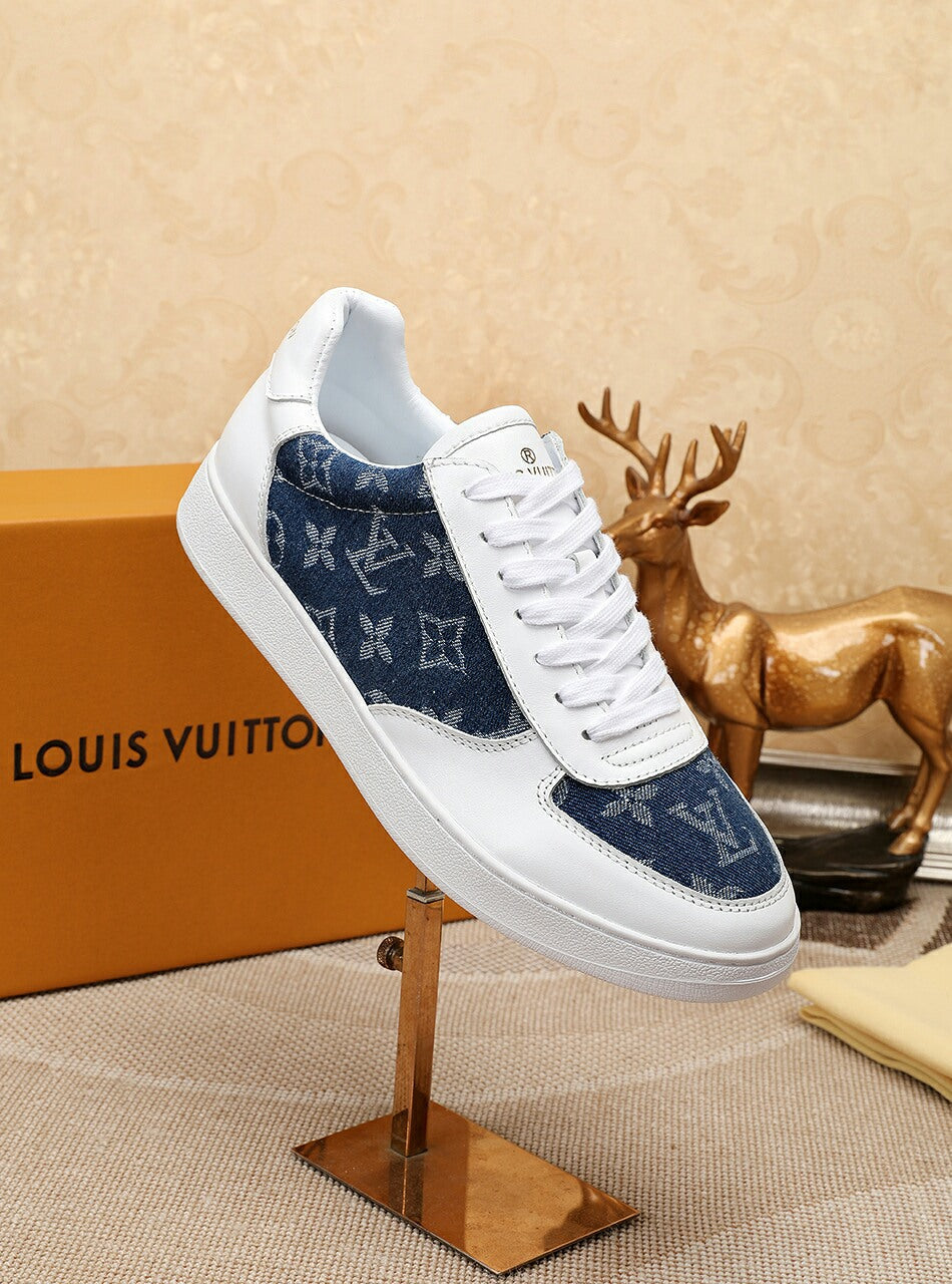 Anum Bags LUV Monogram Denim Blue Sneaker