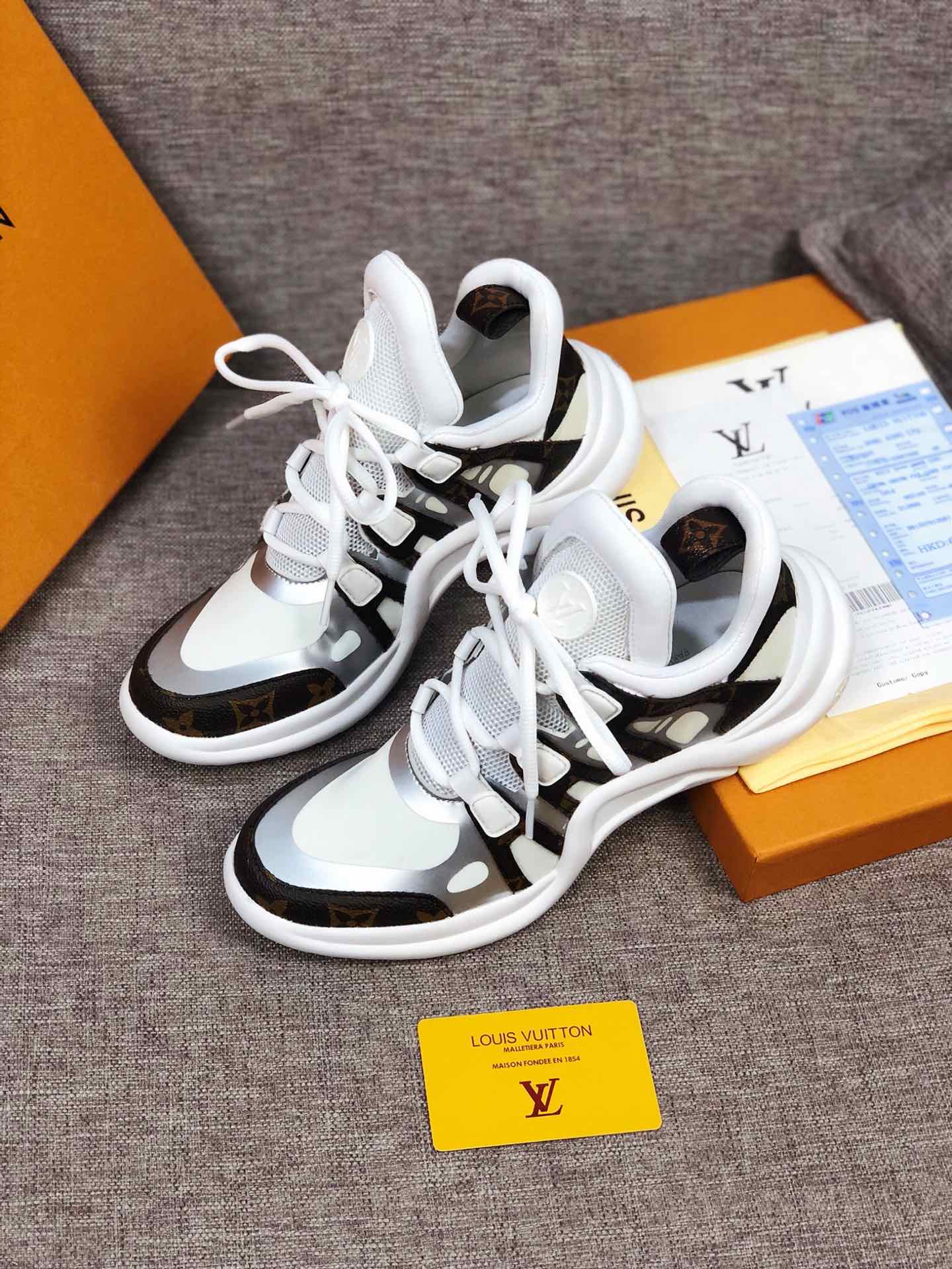 Anum Bags LUV Archlight White Brown Sneaker