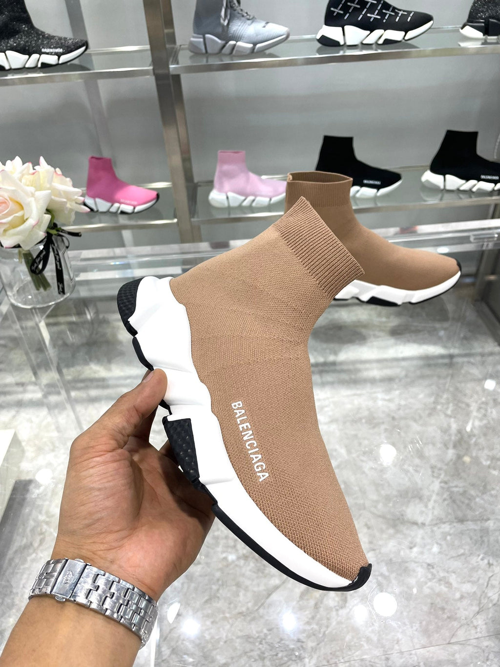 Ezyycart Bags Bla Speed Stretch Knit High Top