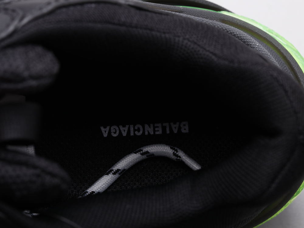 Ezyycart Bags Bla Triple S Black Green Sneaker