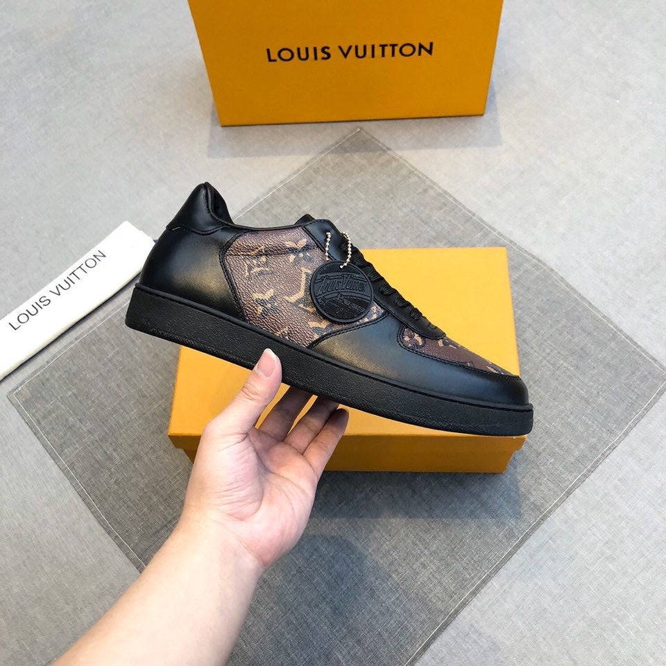 Anum Bags LUV Casual Low Black Brown Sneaker