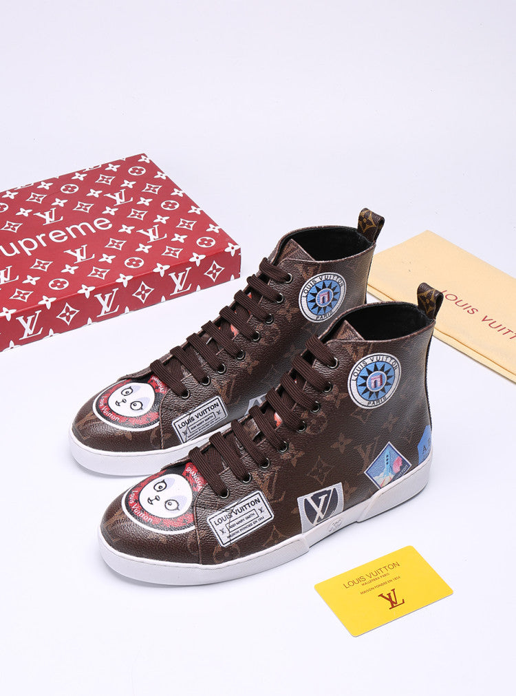Anum Bags LUV Stellar Trainer Boot Brown Sneaker