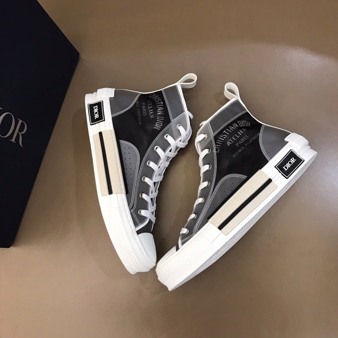 Anum Bags DIR B23 Black and White HIGH-TOP SNEAKER