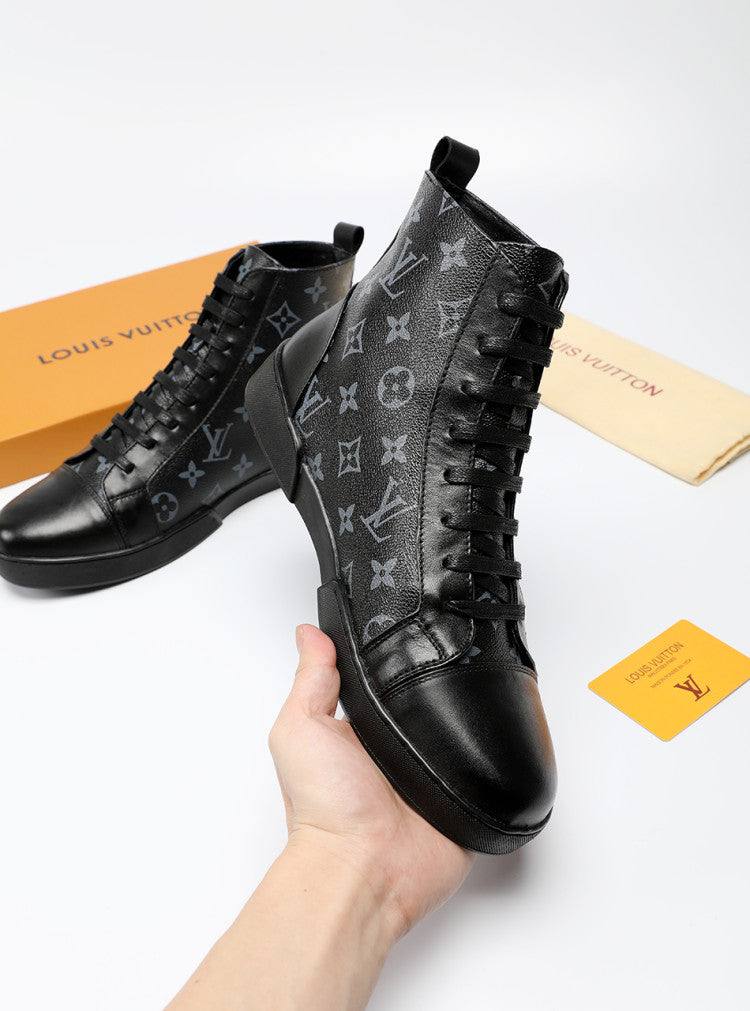 Anum Bags LUV High Monogram Black Boot Sneaker