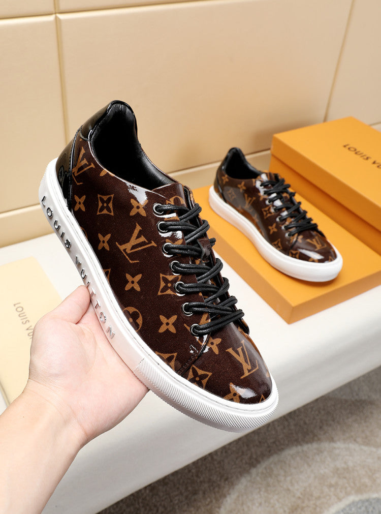 Anum Bags LUV Low Monogram Brown Breathable Sneaker